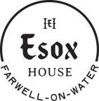 Logo for Esox House, Farwell-on-Water, featuring 'I H' monogram.