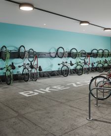 Esox House Interior Bike Storage Space
