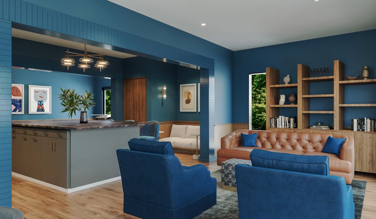 Esox House Interior Lounge Rendering